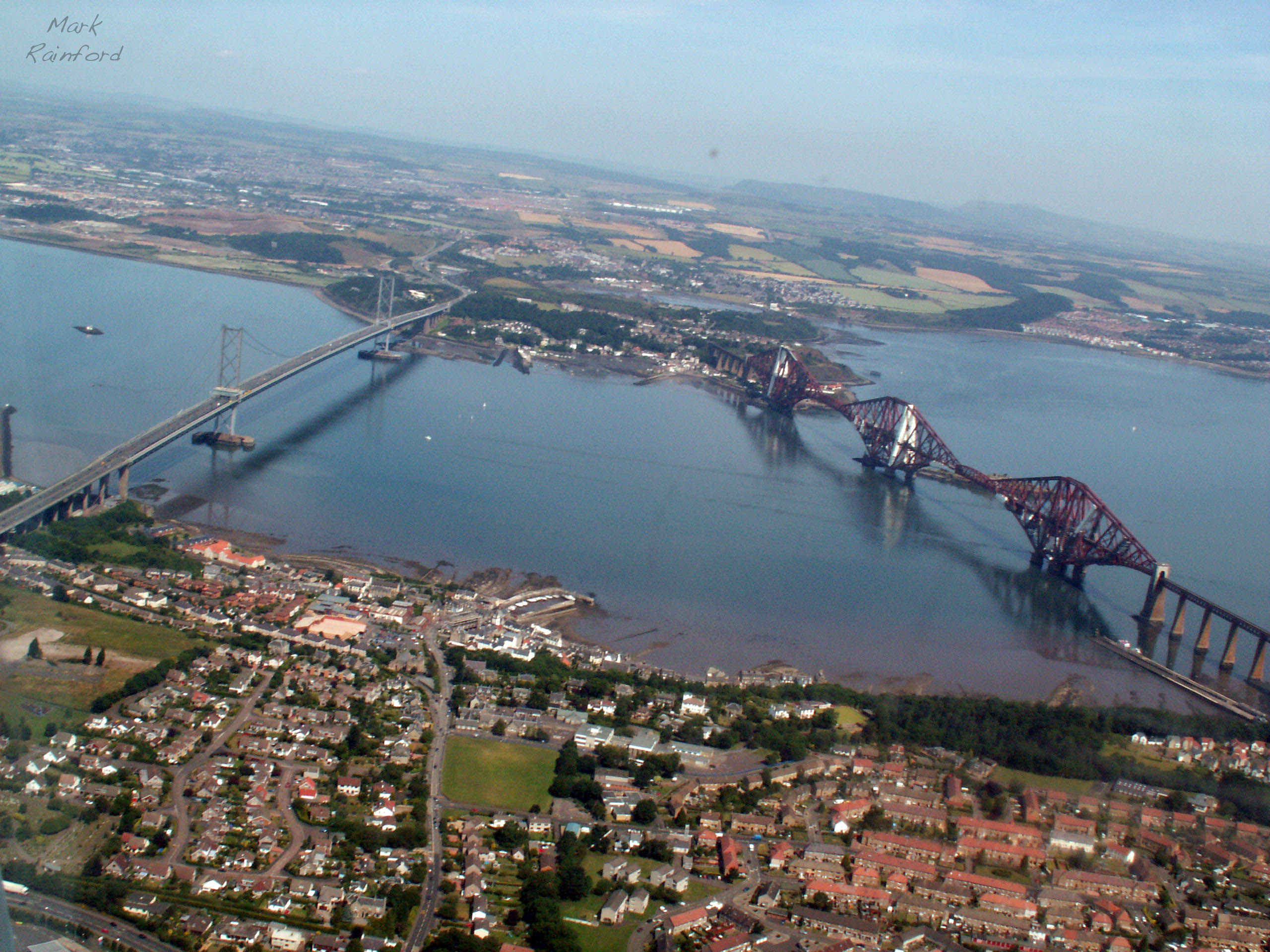 Aerial - Forth Bridges