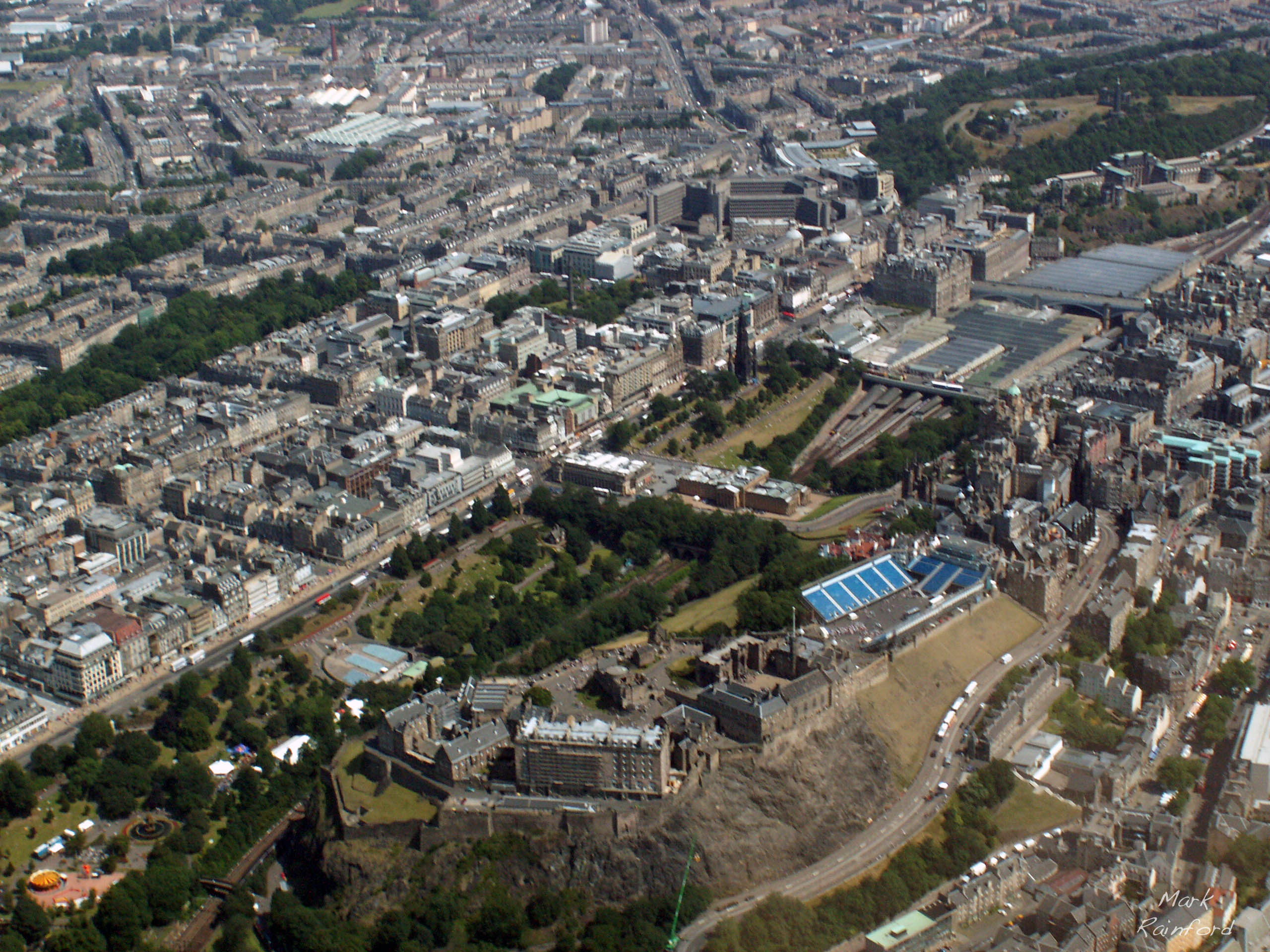 Aerial - Edinburgh Castle