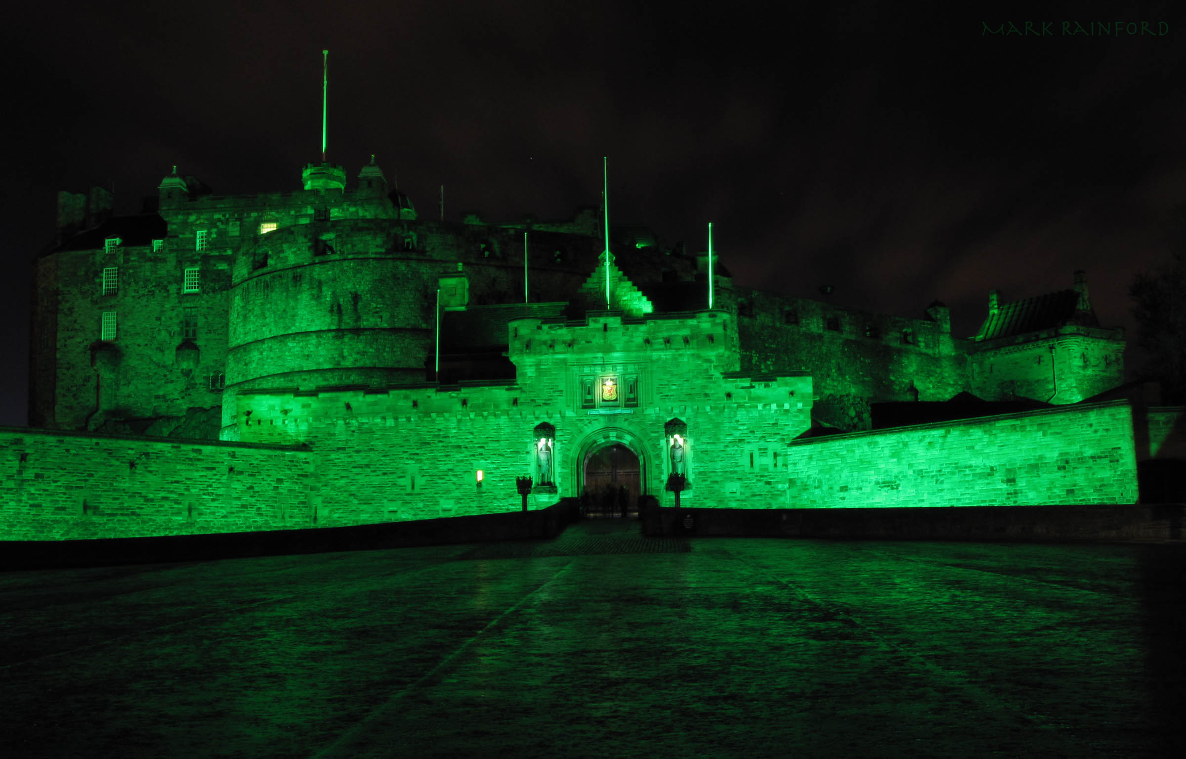 Green Edinburgh Castle