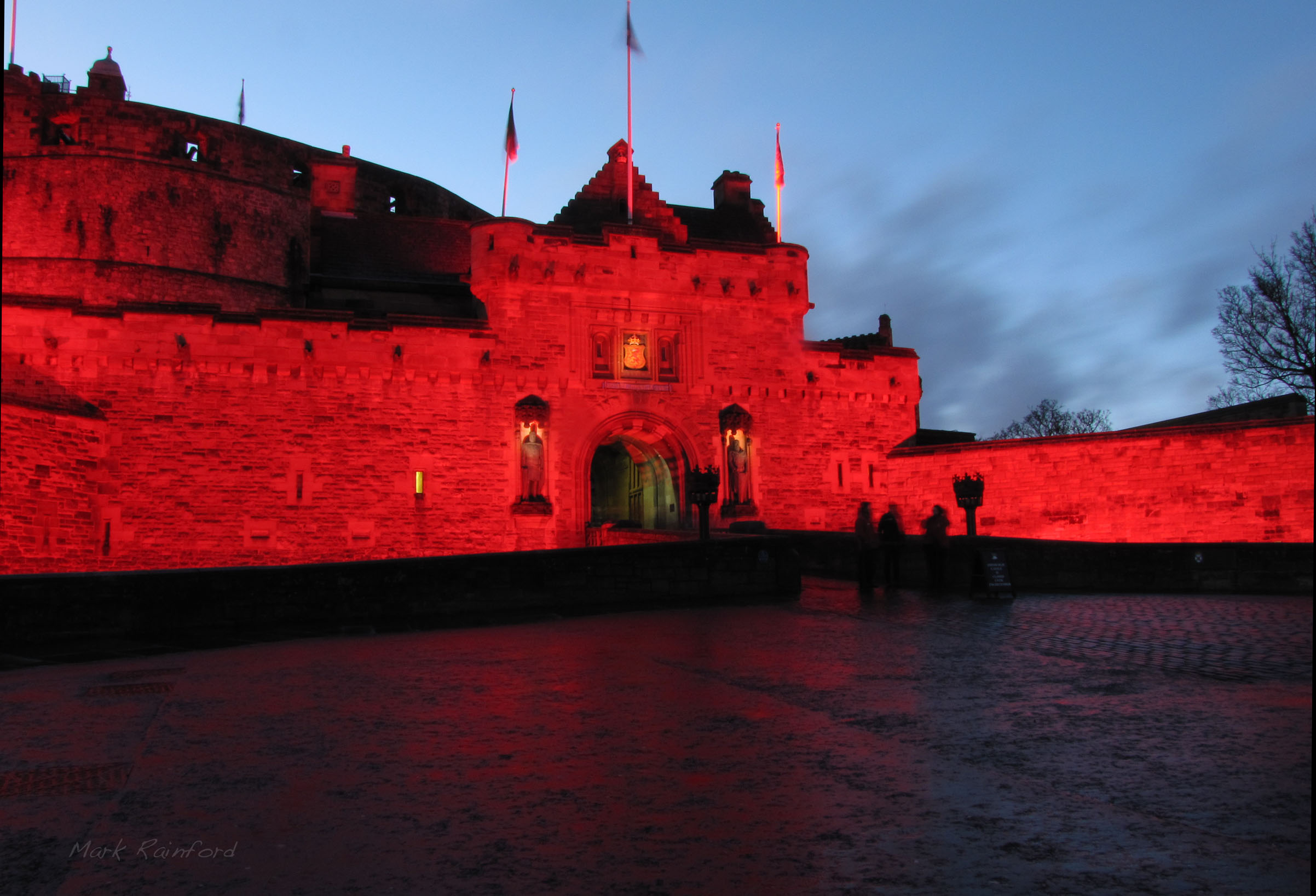 Red Edinburgh Castle