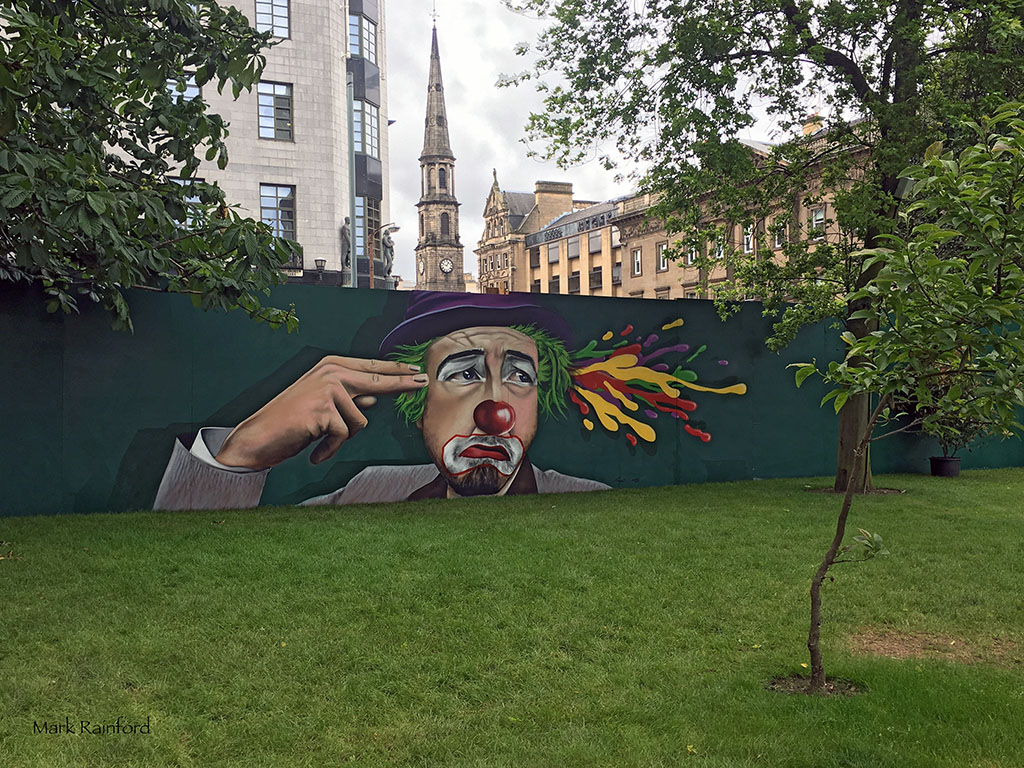 St Andrew Square, Art work - Edinburgh fringe 2016