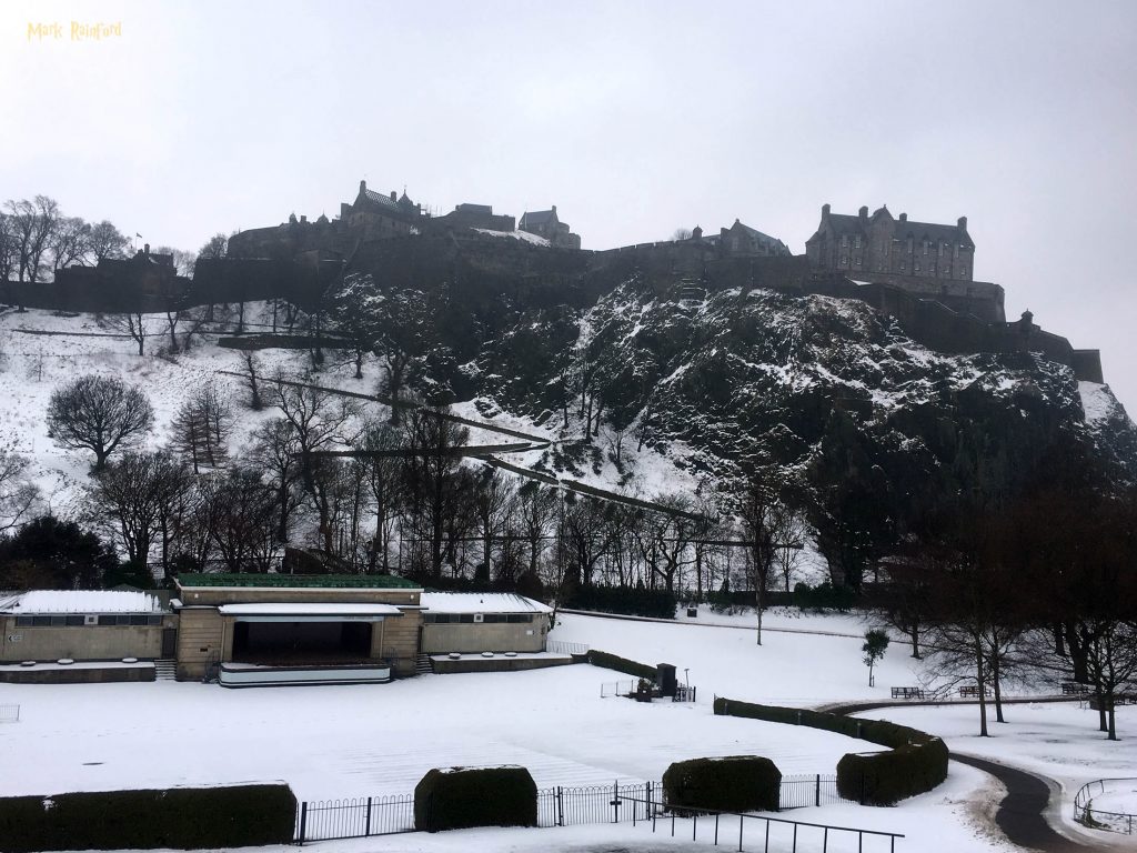 Edinburgh Castle Snow Eye On Edinburgh