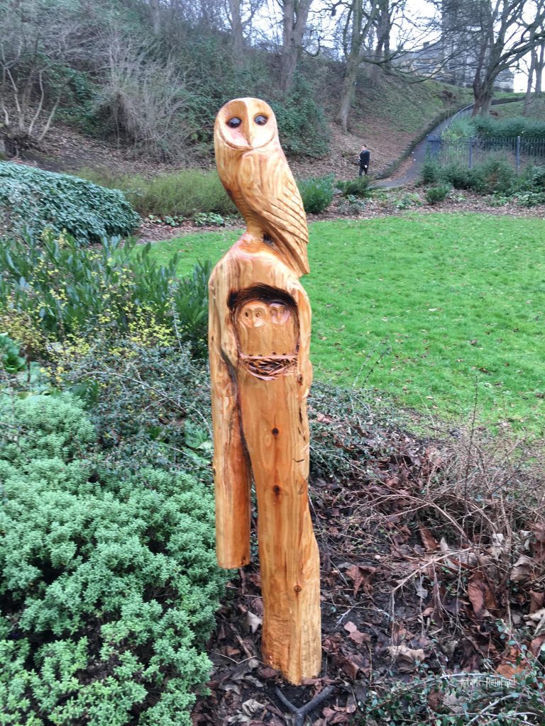 Edinburgh Wooden Owl