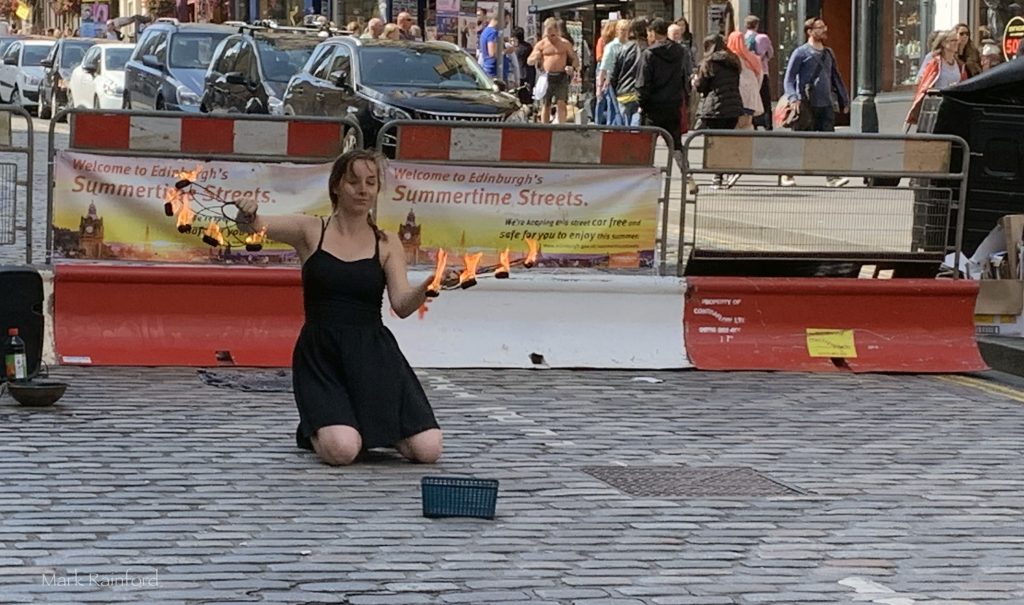 Edinburgh Fringe Festival Street Performer 2019