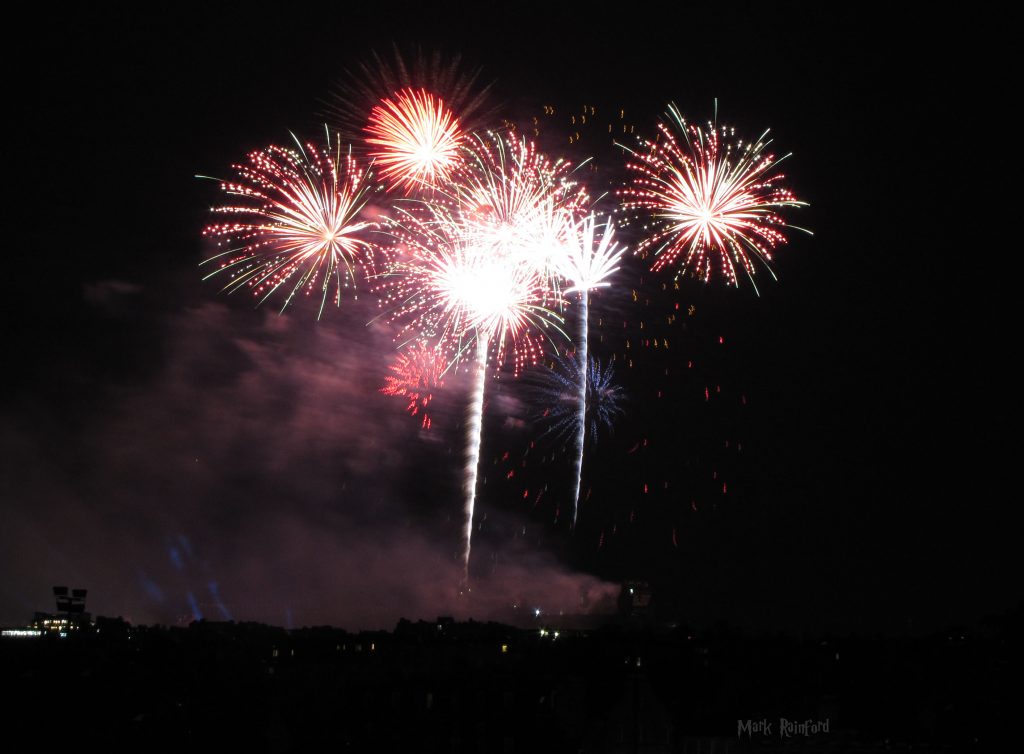 Edinburgh Virgin Money Fireworks Concert 2019 From Inverleith Park