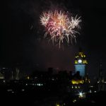 Festival Fireworks 2018 red white